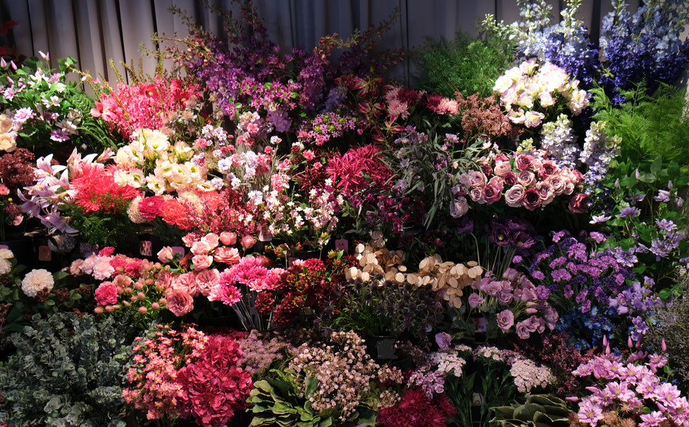 Zijden bloemen